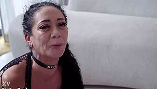 Extreme wet anal games with brazilian busty milf