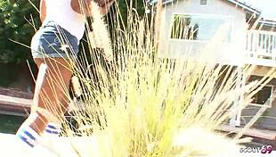 midget guy with fat black cock seduce huge ass black ebony bitch coffee brown to cheating fuck