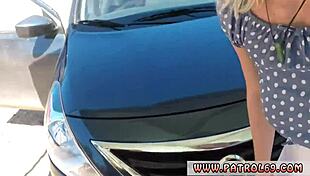 Cop agent and blonde stunner does it on spandex