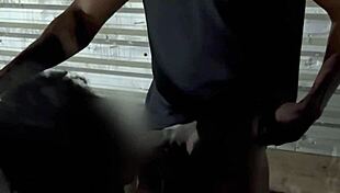 Baiano fucks married slut in parking lot