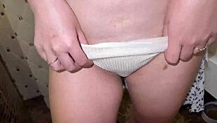 compilation shows pissing in jacuzzi and toilet with sanitary pads