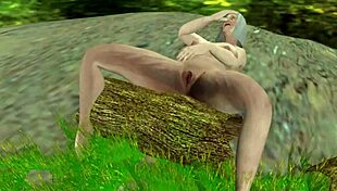 Granny tried seducing that huge minotaur