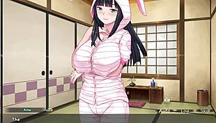 asian hentai girl gets creampie from monster cock outdoors