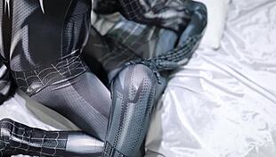 indonesian spiderman cosplay with big butt sex