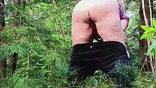 Nicebigddd fucking in the woods