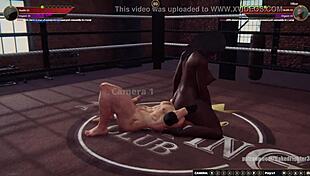 Cardi Vs Vilkor Naked Fighter 3d