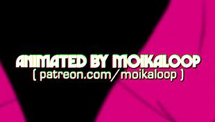 Moikaloop naked sexy ass fuck with neon dance.