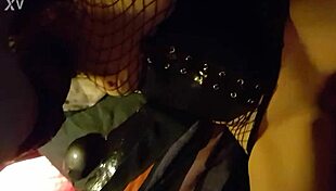 Petite French Punk Masturbates In Lingerie Exhibition