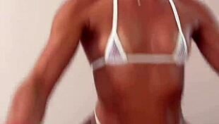 hotwife after gym workout made cuck fuck her wet pussy