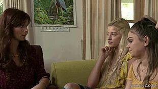 Young athena having first time lesbian sex before prom