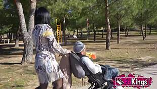 Depraved milf bangs the guy shes babysitting sandra v is a shameless slutmom on fakings