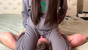 Bedroom Beating Facesitting Domination Wrestling