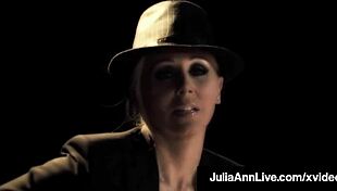 busty cougar julia ann reveals her secret cigar smoking pleasure slowly