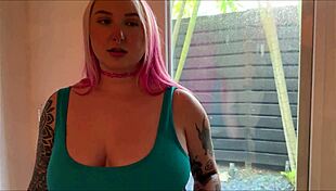 Thick goth step sis moves into my room for taboo fun