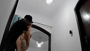 playing naked in front of the delivery guy while my husband works