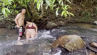 Amazing Hot Latina Asks To Be Fucked In The River Outdoors